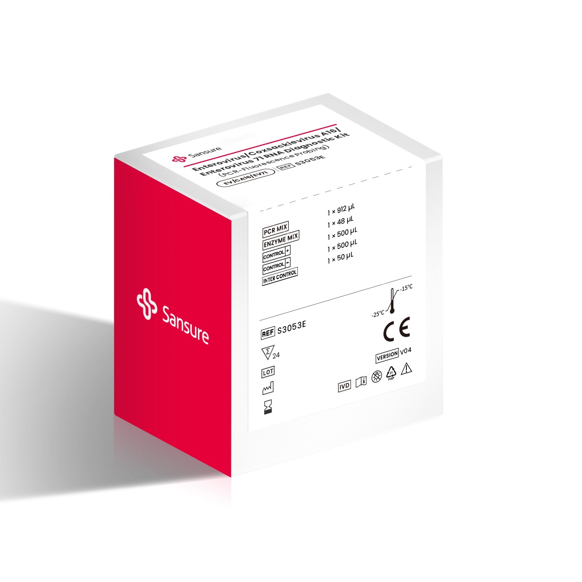 S3053E EV/EV71/CA16 – Enterovirus/Coxsackievirus A16/Enterovirus 71 RNA Diagnostic Kit 1 S3053E EV/EV71/CA16 – Enterovirus/Coxsackievirus A16/Enterovirus 71 RNA Diagnostic Kit